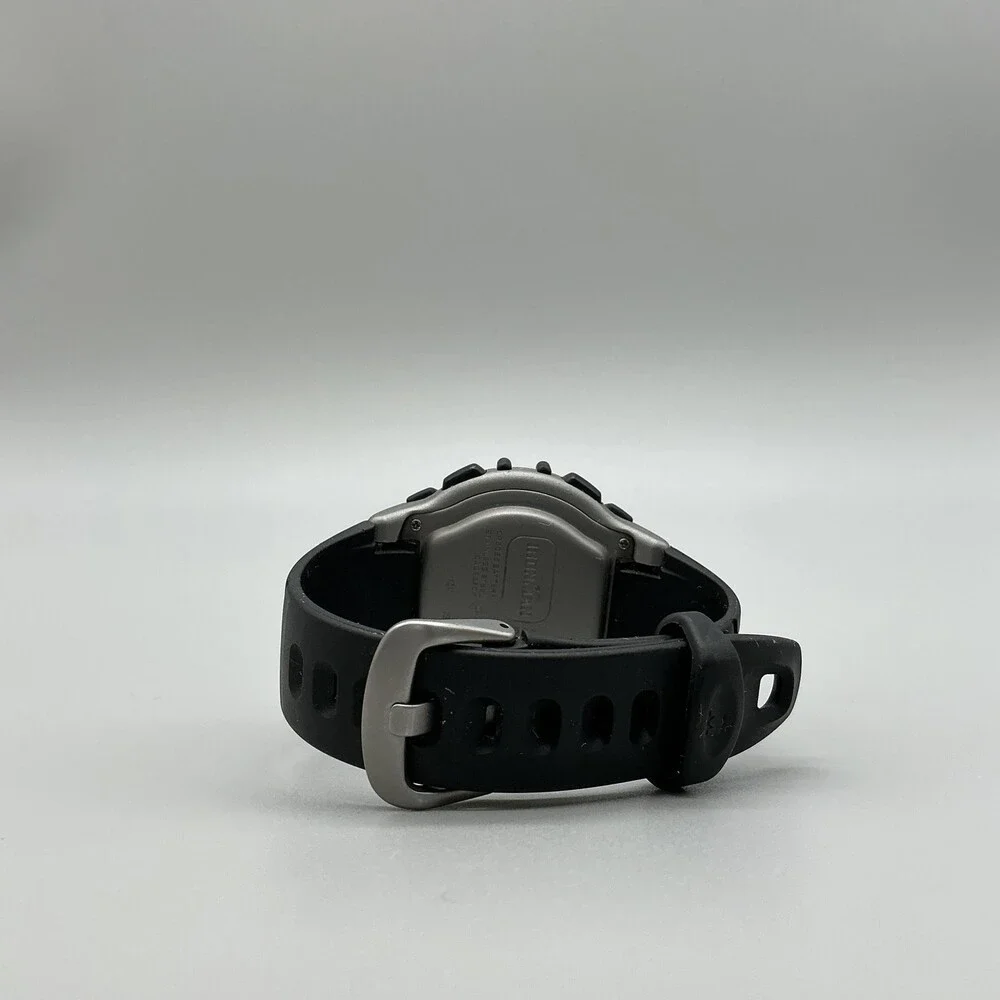Timex Ironman Triathlon Mens Watch 46mm Black 100 Lap Memory Indiglo New Battery